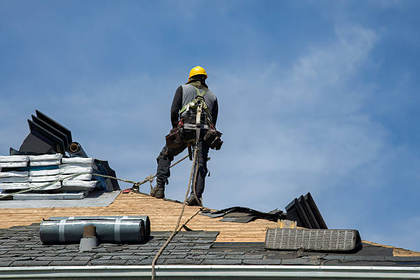 Professional Flat Roof Repair technician working in Astoria, OR